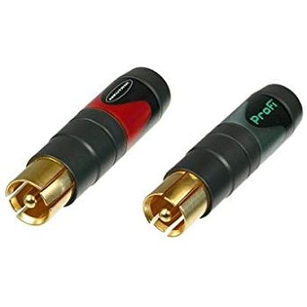 NEUTRIK PROFI NF2C-B/2 - wtyki RCA kpl 2 szt.