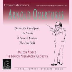 REFERENCE RECORDINGS - Malcom Arnold, David Nolan, The London Philharmonic Orchestra – Arnold Overtures - LP