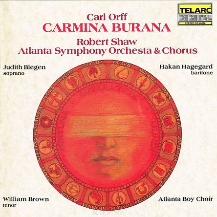 CARMINA BURANA - ROBERT SHAW ATLANTA SYMPHONY ORCHESTRA & CHORUS  CD