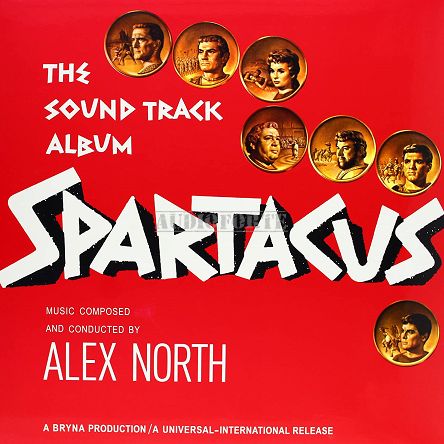 CENTIPEDE FILMS - ALEX NORTH: SPARTACUS, soundtrack, LP