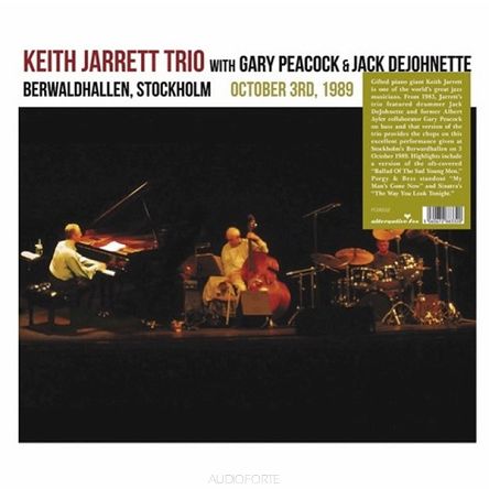 ALTERNATIVE FOX - KEITH JARRETT TRIO: Berwaldhallen, Stockholm October 3, 1989 - 2LP