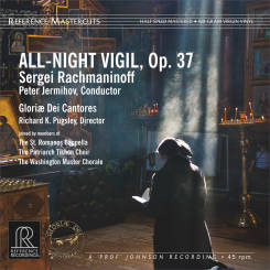 REFERENCE RECORDINGS - RACHMANINOFF: All-Night Vigil, Op. 37 - Gloria Dei Cantores - 2LP, 45 rpm