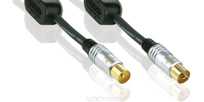 PROFIGOLD - Kabel antenowy wtyk/gniazdo 100Hz PGV8929 - 10m