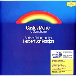 MAHLER, GUSTAV - 5.SYMPHONIE  BERLINER PHILHARMONIKER - HERBER VON KARAJAN 2LP