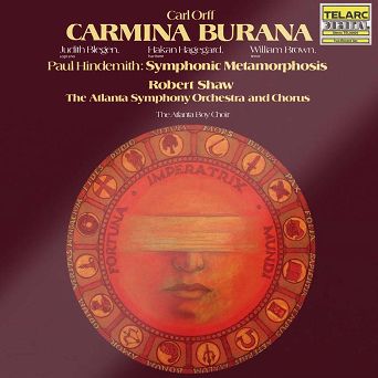 CARL ORFF  CARMINA BURANA & PAUL HINDEMITH: SYMPHONIC METAMORPHOSIS - 2LP