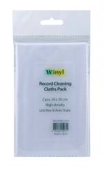 WINYL - RECORD CLEANING CLOTHS PACK - 2 ściereczki z mikrofibry, 30 X 30 cm