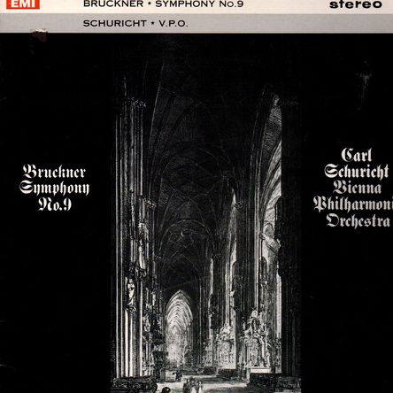 BRUCKNER, ANTON - SYMPHONY No.9  SCHURICHT  LP