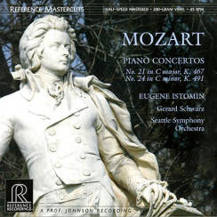 REFERENCE RECORDINGS - MOZART: Piano Concertos No. 21 & 24,  Eugene Istomin