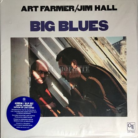 ORG MUSIC - ART FARMER, JIM HALL: Big Blues, 2LP, 45 rpm