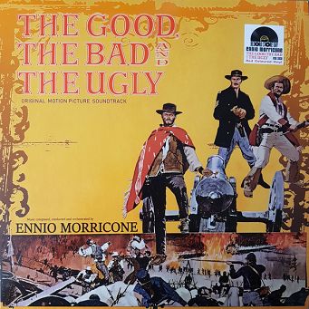 AMS RECORDS - ENNIO MORRICONE: THE GOOD, THE BAD AND THE UGLY, soundtrack, Red Vinyl