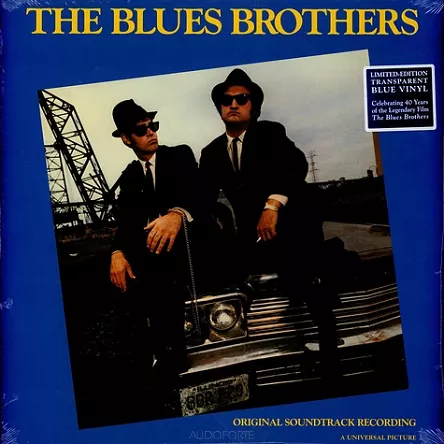 THE BLUES BROTHERS - ORIGINAL SOUNDTRACK RECORDING  LP  BLUE VINYL