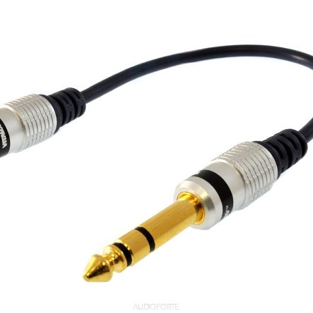 VITALCO - 06403 przejściówka jack stereo wtyk 6,3mm - gniazdo 3,5mm (PGMJWDJ) na kablu - 0,2m