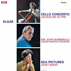 ELGAR: Cello Concerto/Sea Pictures - Jacqueline Du Pré/Janet Baker - LP