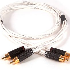 BLACK RHODIUM TWIST RCA 1m