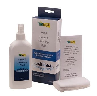 WINYL - VINYL FLUID SPRAY, płyn do LP 250 ml + ściereczka z mikrofibry (WS-250)