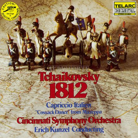 TELARC - CZAJKOWSKI: 1812 OVERTURE, CAPRICCIO ITALIEN, COSSACK DANCES - Cincinnati Symphony Orchestra - CD