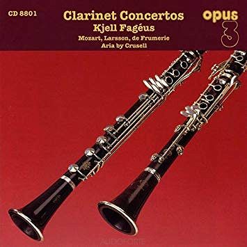 Clarinet Concertos, Kjell Fageus: Mozat, Larsson, de Frumerie  CD