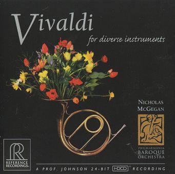 VIVALDI - Nicholas McGegan, Philharmonia Baroque Orchestra – Vivaldi for diverse instruments - CD