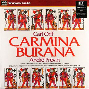 CARL ORFF: Carmina Burana, London Symphony/Andre Previn - LP