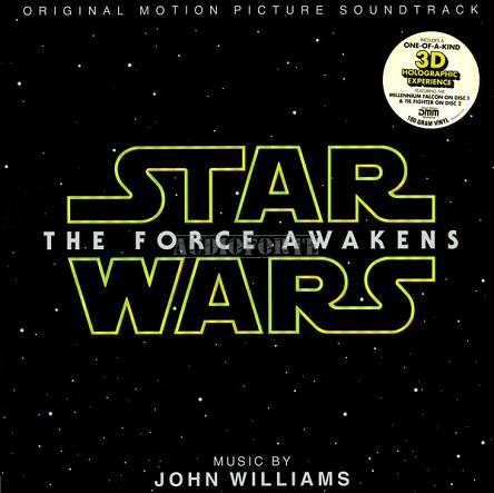 WALT DISNEY RECORDS - JOHN WILLIAMS: STAR WARS The Force Awakens, soundtrack 2LP