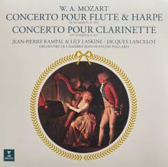 ERATO - MOZART: Concerto Pour Flute & Harpe En Do Majeur, K. 297c, Concerto Pour Clarinette En La Majeur, K. 622 - LP
