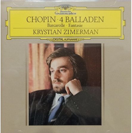 FRYDERYK CHOPIN 4 Balladen, Fantasie op.49, Barcarolle op.60 - Krystian Zimerman - CD, DEUTSCHE GRAMMOPHON