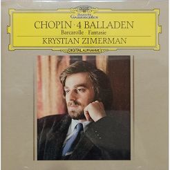 FRYDERYK CHOPIN 4 Balladen, Fantasie op.49, Barcarolle op.60 - Krystian Zimerman - CD, DEUTSCHE GRAMMOPHON