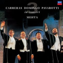 THREE TENORS, 25th ANNIVERSARY EDITION, CARRERAS · DOMINGO · PAVAROTTI in concert