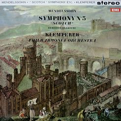 EMI - MENDELSSOHN: Symphony No.3 - Philharmonia Orchestra / Klemperer - LP