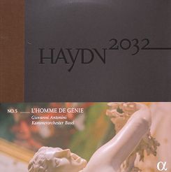 HAYDN 2032 NO.5 L'HOMME DE GENIE, Kammerorchester Basel/Giovanni Antonini, 2LP + CD, OUTHERE MUSIC