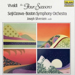 TELARC - VIVALDI: THE FOUR SEASONS, Boston Symphony Orchestra, Seiji Ozawa, Joseph Silverstein - LP