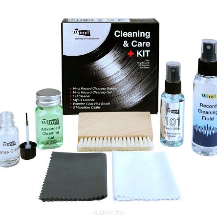 WINYL - CLEANING AND CARE KIT, zestaw do czyszczenia winyli, igieł gramofonowych, płyt CD (WCK1)